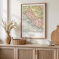 Rome Italy Map Poster, 1899 Vintage Reproduction (Digital Download)