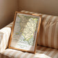 Tuscany Poster, Florence Travel Print, Florence 1899 Vintage Map (Digital Download)