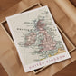 1892 United Kingdom Map Reproduction, Britain Wall Art (Digital Download)