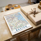 Vintage Boston Map Print, Massachusetts City Wall Art (Digital Download)