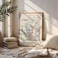 Las Vegas Vintage Map Poster, Nevada City Wall Art (Digital Download)