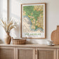 Los Angeles Vintage Map Print, California Travel Poster (Digital Download)
