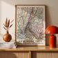 New York City Vintage Map Print, NYC Wall Art (Digital Download)