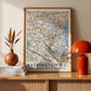Vintage Washington DC Map Print, USA City Travel Poster (Digital Download)