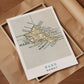 1901 Oahu Vintage Map Print, Honolulu Hawaii Wall Art (Digital Download)