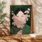 Japanese Wall Art Print, Woman With Cherry Blossom Flowers, Gallery Painting Style (Digital Download)