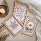 Shining Star Nursery Wall Art Set of 3, Daisy Flower Baby Room Print, Neutral Nursery Decor