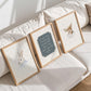Classic Storybook Vintage Nursery Wall Art Set of 3, Rabbit Deer Blue Baby Room Prints