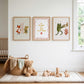 Woodland Nursery Wall Art Set of 3, Neutral Nursery Quote Prints