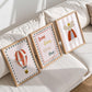 Stay Cosy Nursery Wall Art Set of 3, Hot Air Balloon & Mouse Prints, Neutral Nursery Decor