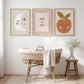 Good At Naps Nursery Prints Set of 3, Moon Neutral Baby Nursery Wall Art