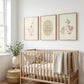 Vintage Goose Nursery Wall Art Set of 3, Duck Prints, Neutral Storybook Baby Room Decor