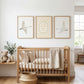 Swan Nursery Wall Art Set of 3 Prints, Vintage You Are My Sunshine Quote, Neutral Baby Room Decor