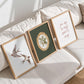 Olive Green Botanical Nursery Prints - Set of 3 - Vintage Swallow Bird Nursery Wall Art