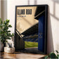 Leeds Football Stadium Poster, Football Stadium Print, A4 or A3