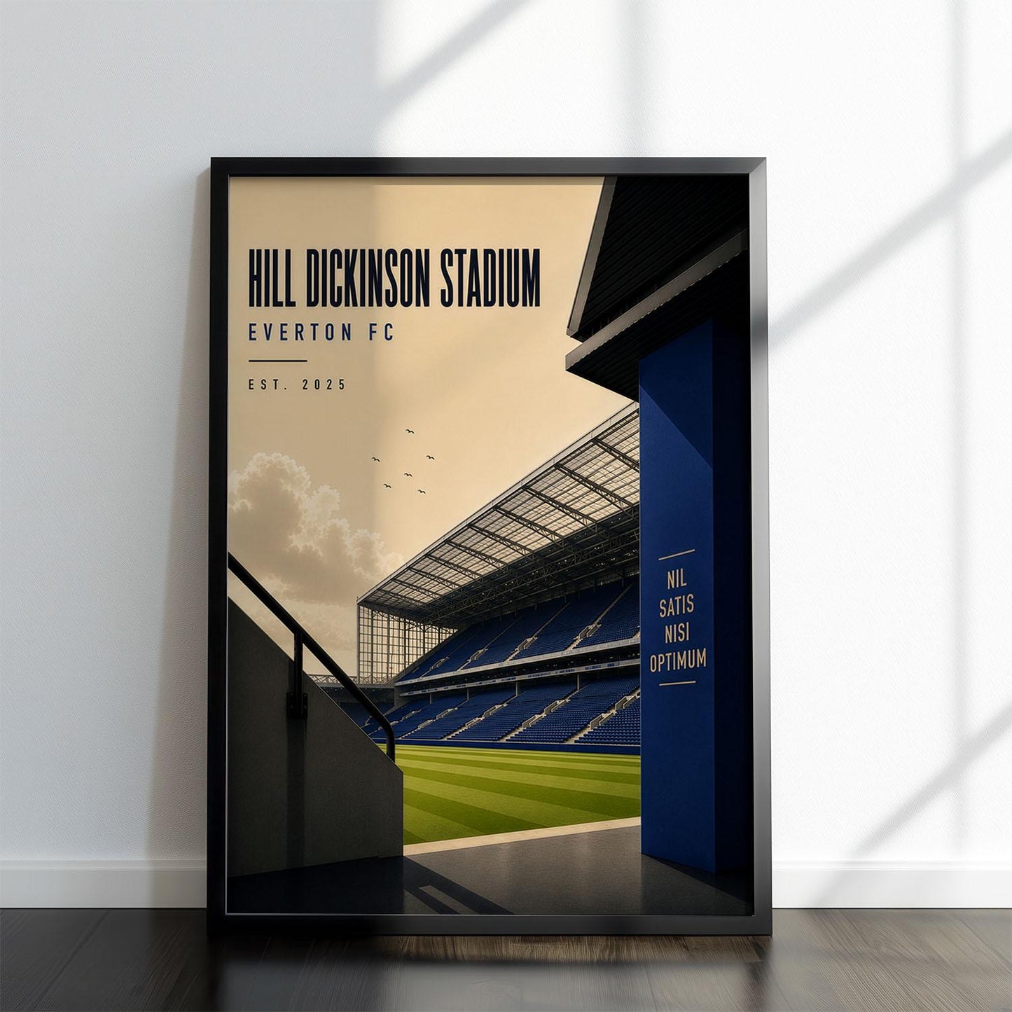 Everton Football Stadium Poster, Everton Fan Gift, A4 or A3
