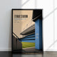 Manchester City Football Stadium Poster, Football Wall Art, Man City Gift, A4 or A3