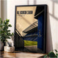 Everton Football Stadium Poster, Everton Fan Gift, A4 or A3