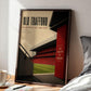 Manchester United Football Stadium Poster, Man U Gift, A4 or A3