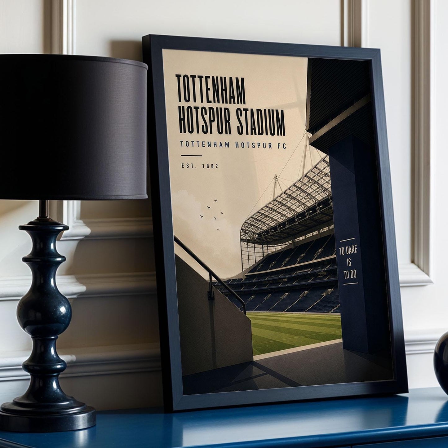 Tottenham Football Stadium Poster, Tottenham Fan Gift, A4 or A3
