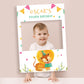 Tiger Kids Birthday Selfie Frame and Party Sign