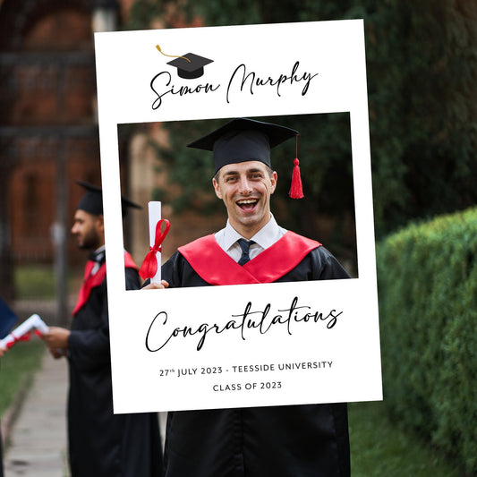 Graduation Selfie Frame and Sign