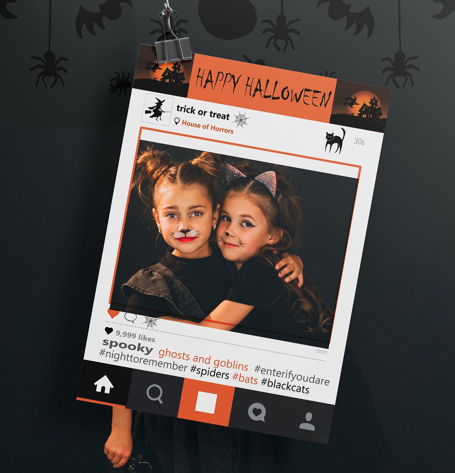 Halloween Party Selfie Frame