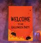 Pumpkin Halloween Party Sign