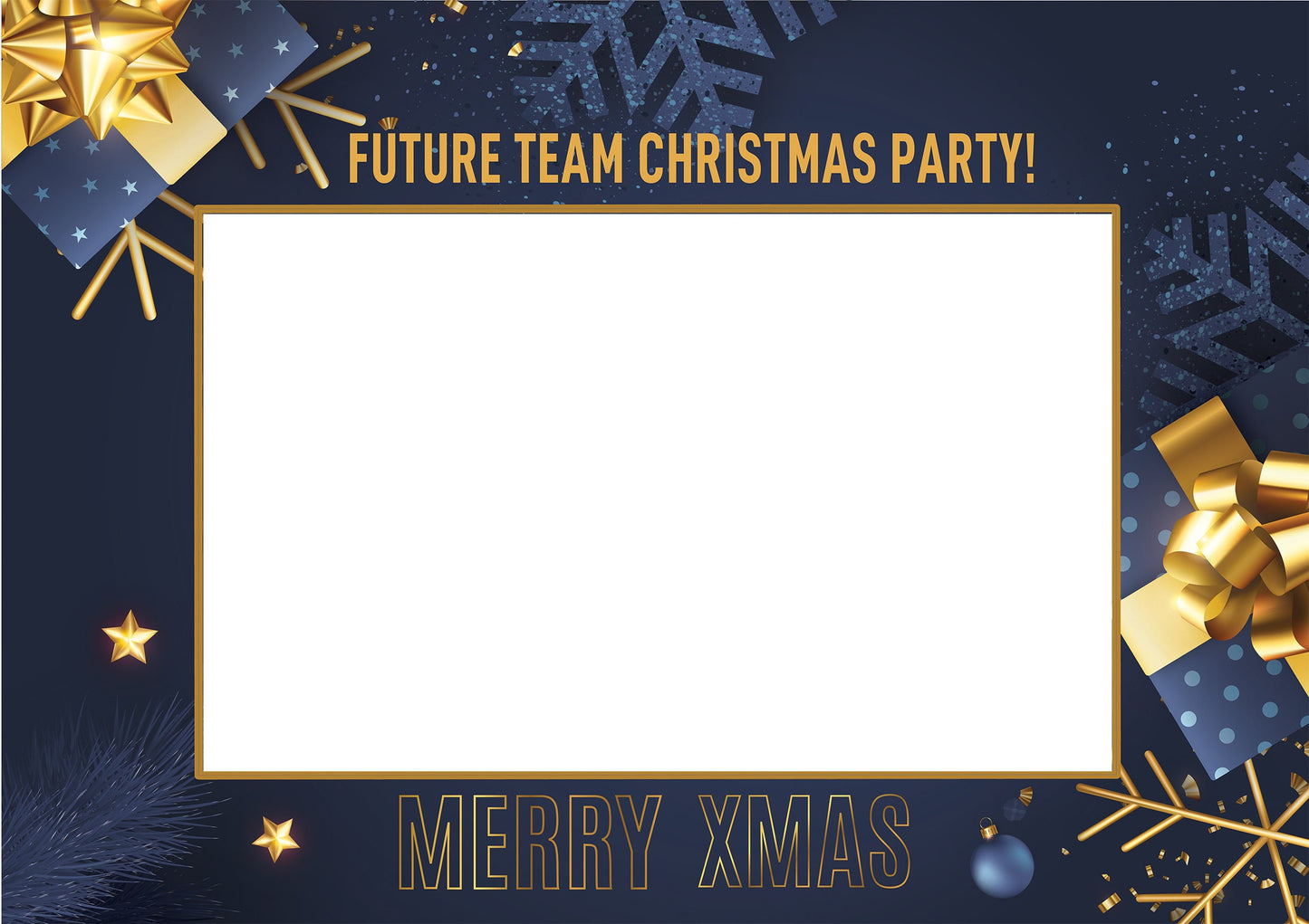 Christmas Party Selfie Frame, Corporate Christmas Party