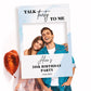 Talk Thirty To Me Birthday Party Selfie Frame & Party Sign