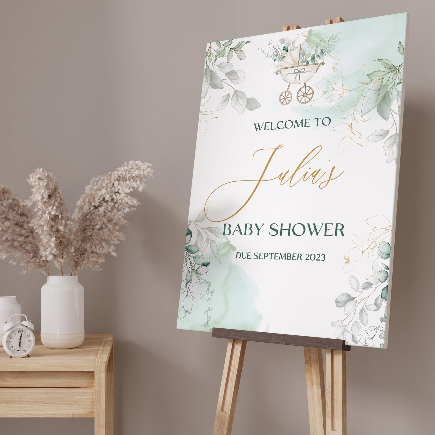 Eucalyptus Baby Shower Sign - Smart Party Shop