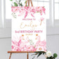 Princess Swan Birthday Party Sign