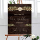 Rustic Wedding Welcome Sign