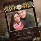 Rustic Engagement Selfie Frame