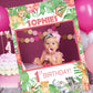 Pink Safari Birthday Party Selfie Frame