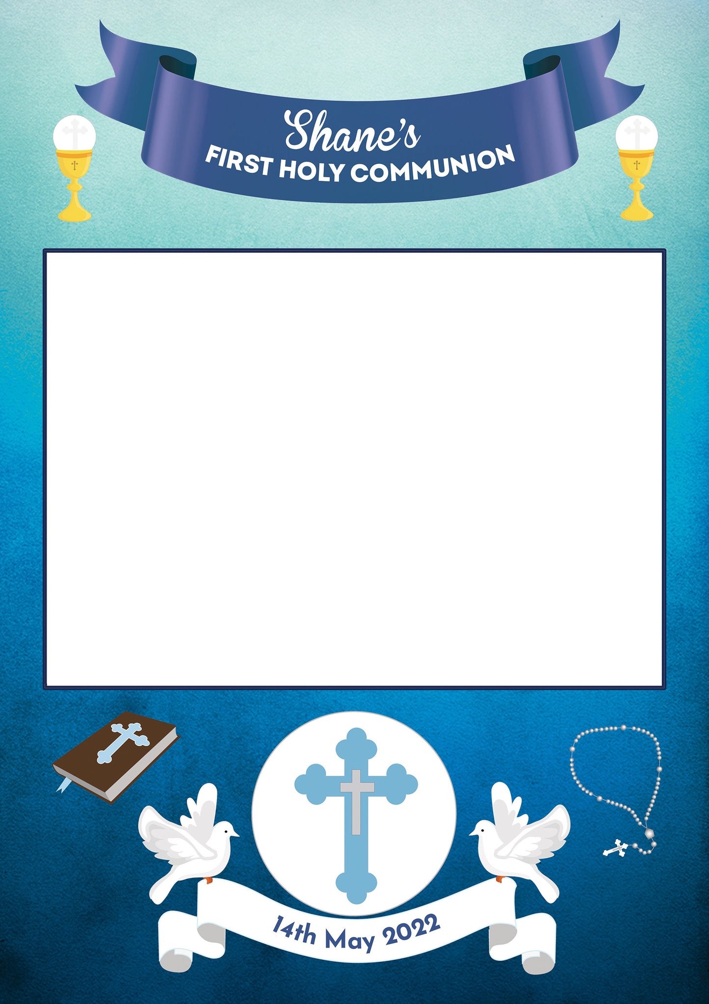 First Holy Communion Party Selfie Frame