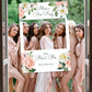 Blush Hen Party Selfie Frame and Party Sign