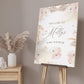 Soft Floral Baby Shower Sign