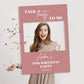 Talk Thirty To Me Birthday Blush Selfie Frame & Sign