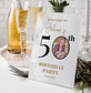 50th Birthday Party Selfie Frame and Party Sign - Smart Party Shop