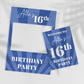 16th Birthday Party Selfie Frame and Party Sign