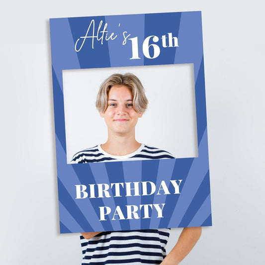 16th Birthday Party Selfie Frame and Party Sign