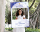 Blue and White 1st Holy Communion Selfie Frame & Welcome Sign