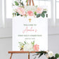 Blush Pink 1st Holy Communion Welcome Sign