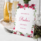 Red Floral Hen Party Welcome Sign