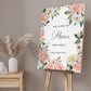 Blush Floral Hen Party Welcome Sign