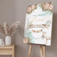 Vintage Floral Baby Shower Welcome Sign