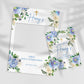 Blue Roses 1st Holy Communion Selfie Frame & Welcome Sign