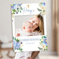 Blue Roses Christening Selfie Frame & Welcome Sign