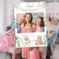 Bear & Eucalyptus Baby Shower Selfie Frame and Party Sign